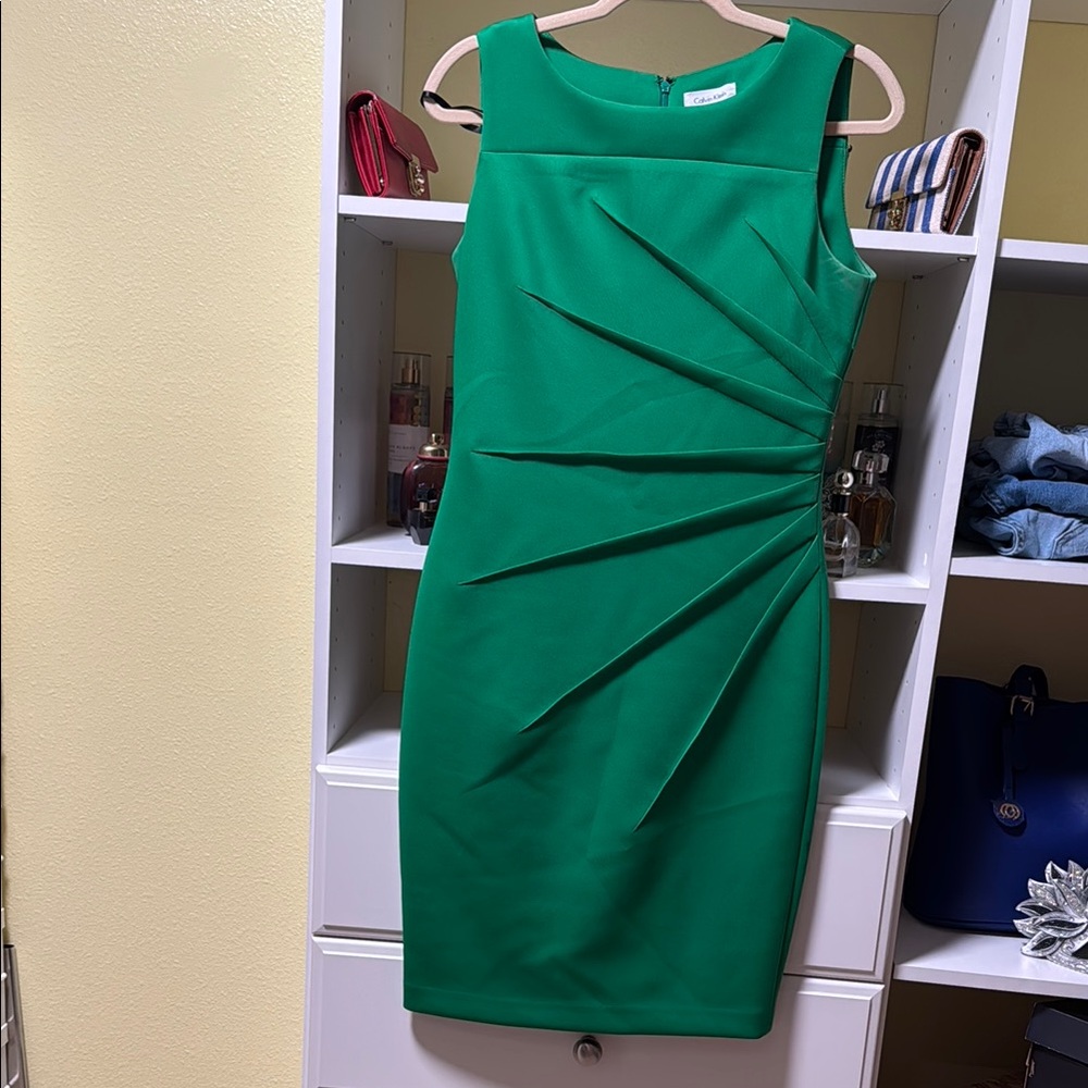Green CK Dress